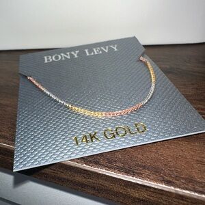 NEW Bony Levy 14K Gold Twisted chain